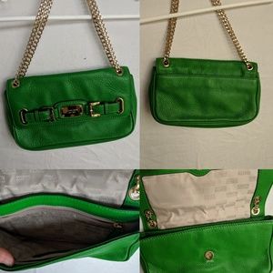 Green Michael Kors purse